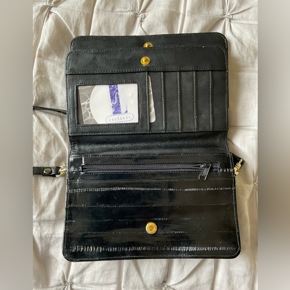 Vintage Lee sands eel skin shoulder bag - Picture 10 of 16